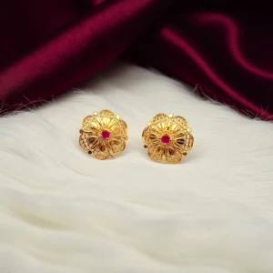 1 Gram Gold Plated Stud