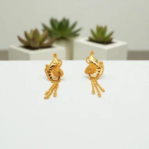 1 Gram Gold Plated Drop Earring