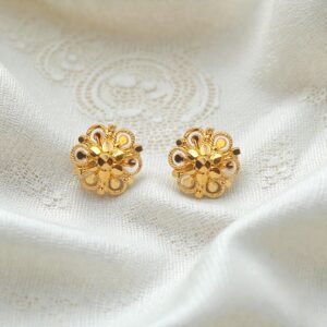 1 Gram Gold Plated Stud