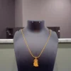 1 Gram Gold Plated Short Dollar Chain