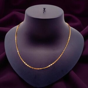1 Gram Gold Plated Short Chain