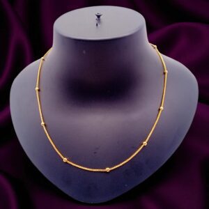1 Gram Gold Plated Short Chain