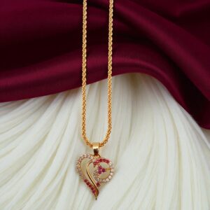 1 Gram Gold Plated Short Dollar Chain