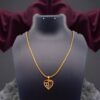 1 Gram Gold Plated Short Dollar Chain
