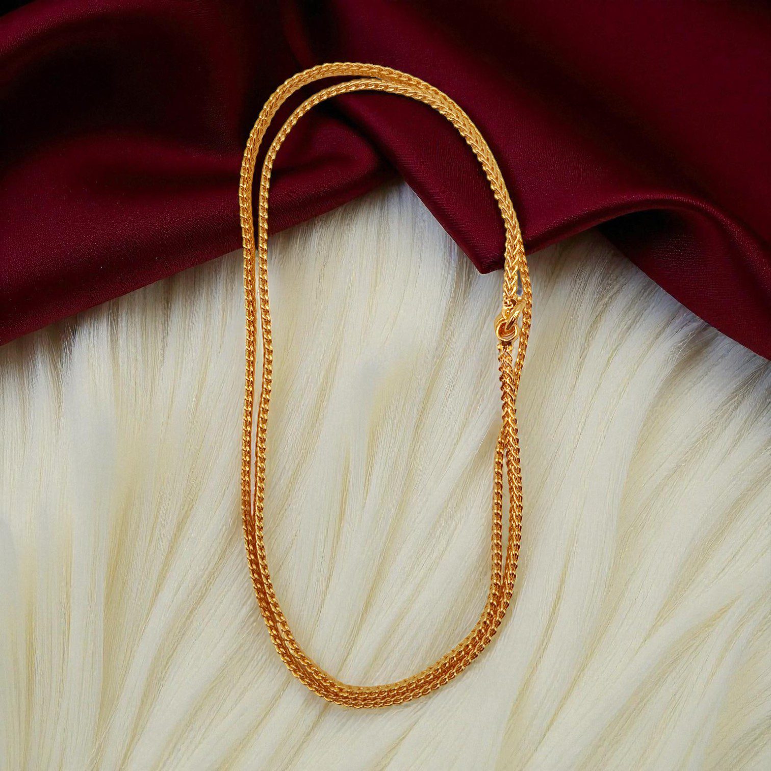 1 Gram Gold Plated Long Chain