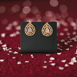 1 Gram Gold Plated AD/CZ Stud