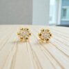 1 Gram Gold Plated AD/CZ Stud