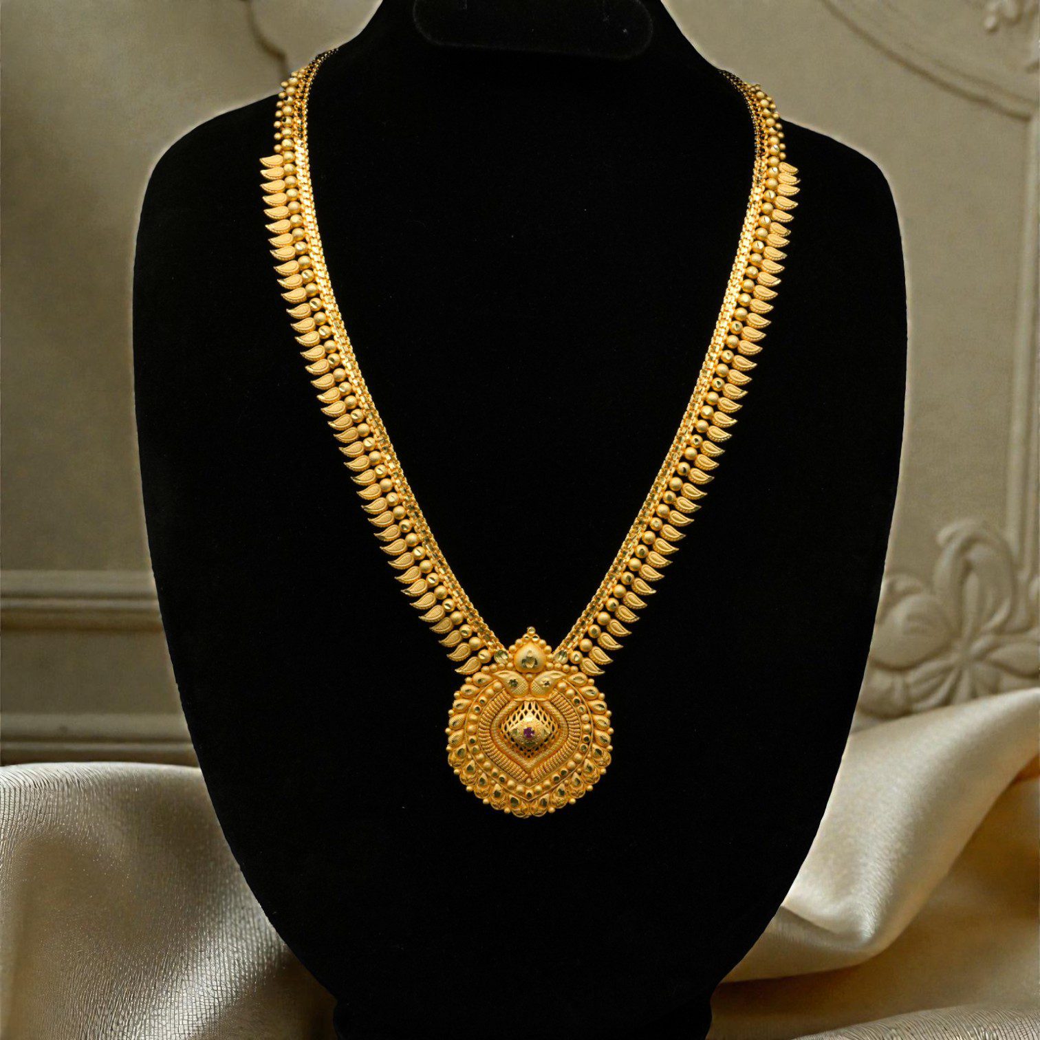 Forming Gold Plated Long Haaram