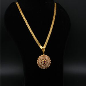 1 Gram Gold Plated Long Dollar Chain