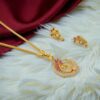 1 Gram Gold Plated Long Dollar Chain Set