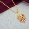 1 Gram Gold Plated Long AD/CZ Dollar Chain