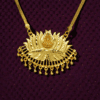 1 Gram Gold Plated Long Lakshmi Dollar Chain