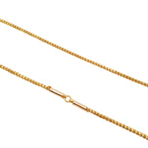 1 Gram Gold Plated Murukku Chain (Medium Size)