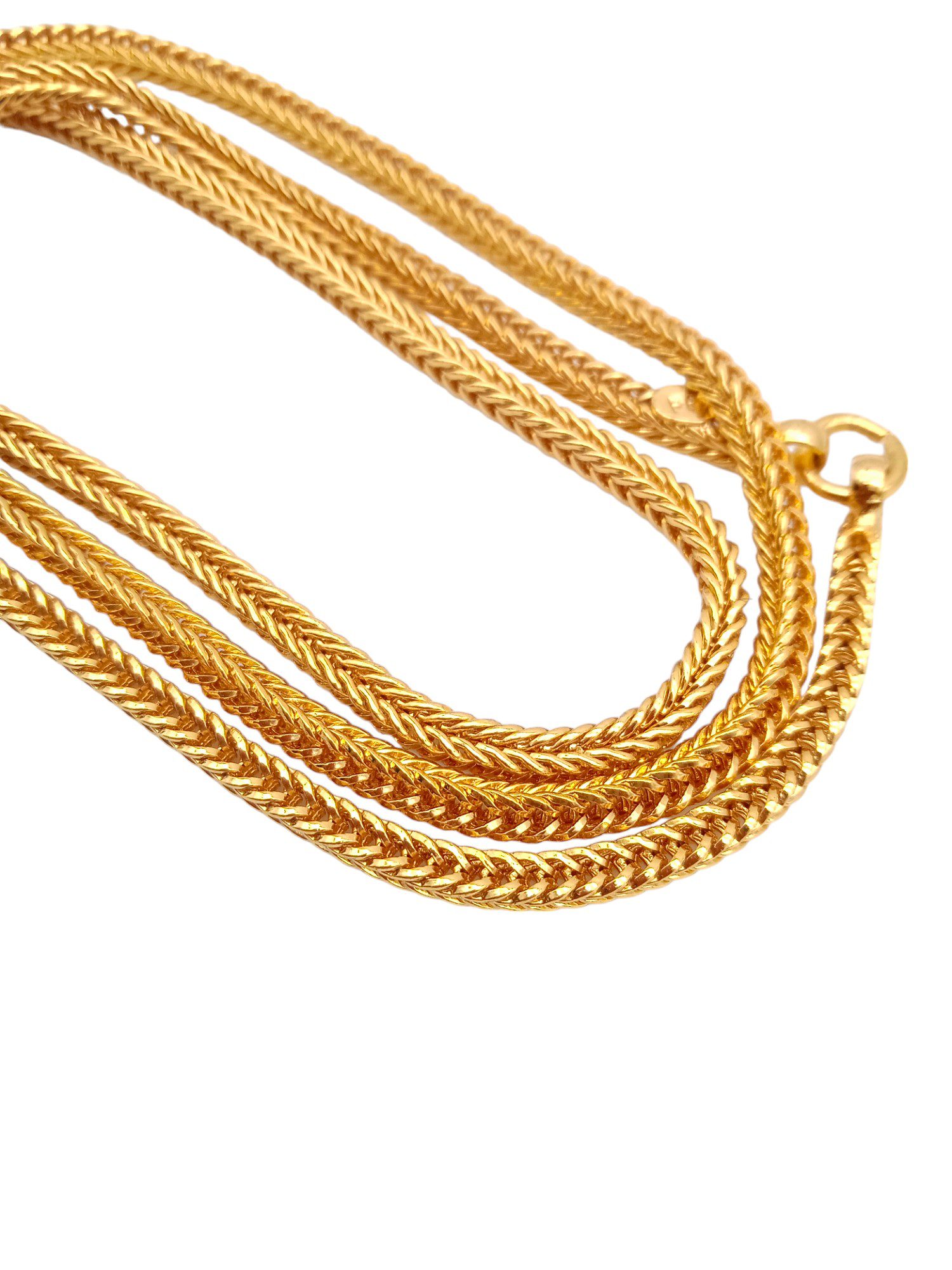Premium Quality Micro Gold Plated Square Pattern Chain