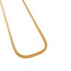 1 Gram Gold Plated Square Pattern Chain
