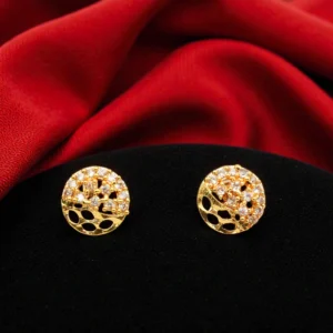 1 Gram Gold Plated AD/CZ Stud