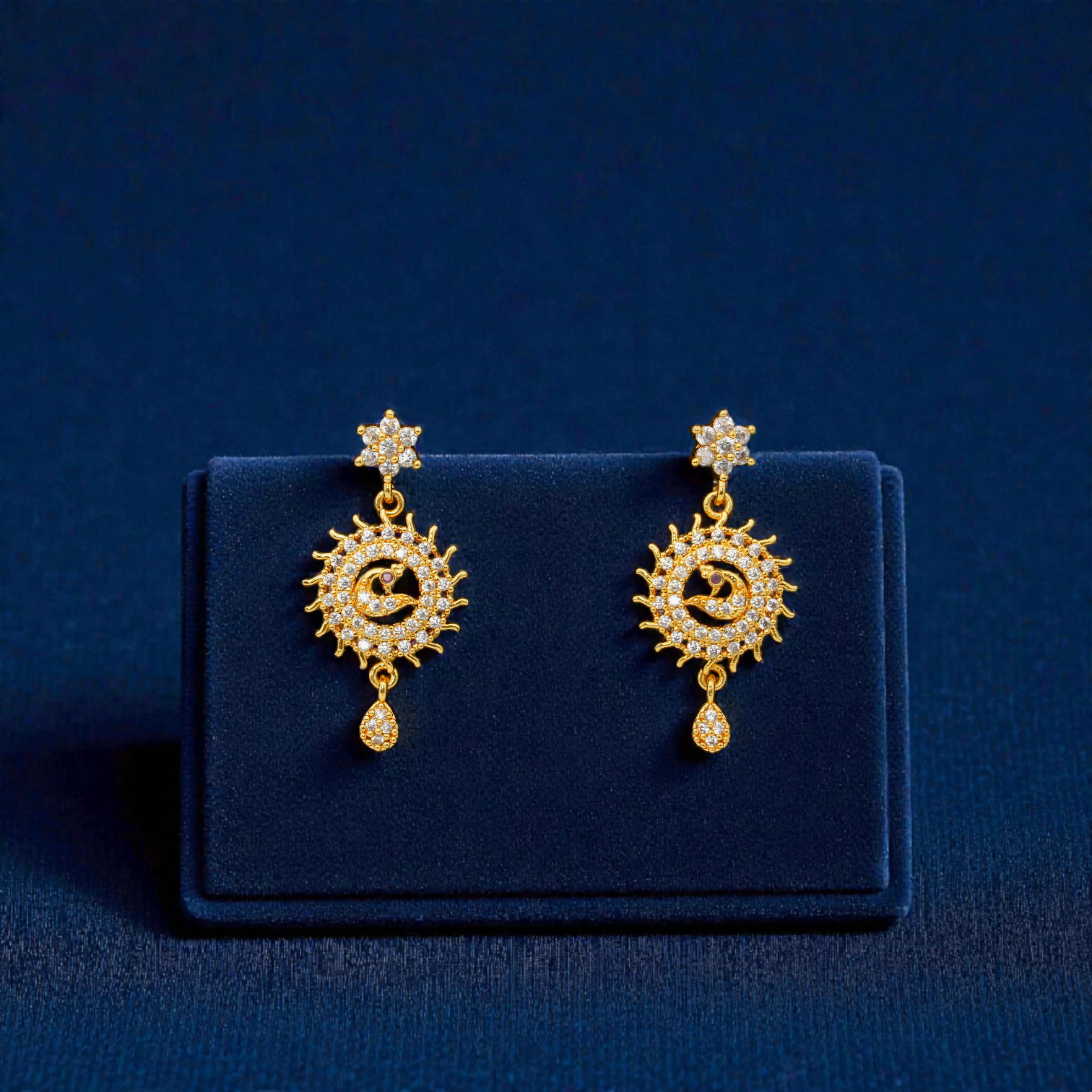 1 Gram Gold Plated AD/CZ Drops