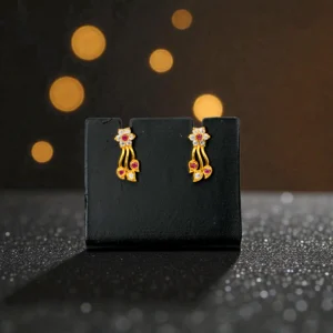 1 Gram Gold Plated AD/CZ Stud