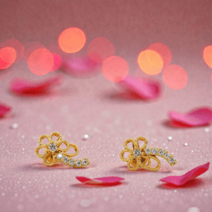 1 Gram Gold Plated AD/CZ Stud