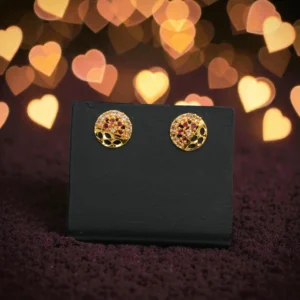 1 Gram Gold Plated AD/CZ Stud