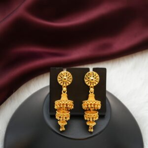 Forming Gold Plated 3-Step Jhumki