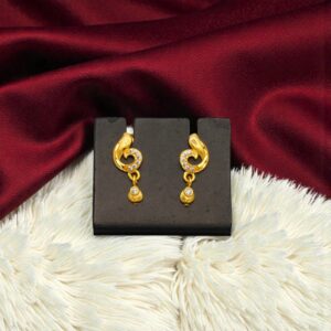 Peacock Forming Gold Plated Drops