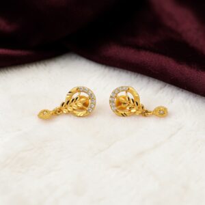 Trendy AD Forming Gold Plated Drops