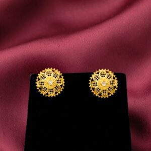 1 Gram Gold Plated Stud