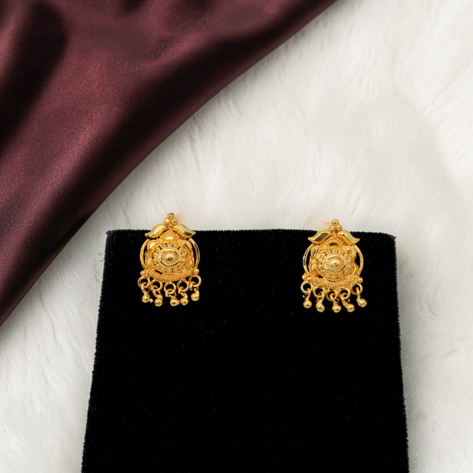 1 Gram Gold Plated Drop Earring