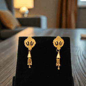 1 Gram Gold Plated Drop Earring