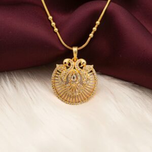 Medium Size Peacock AD Long Dollar Chain