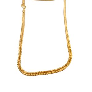 Micro Gold Plated Square Pattern Chain