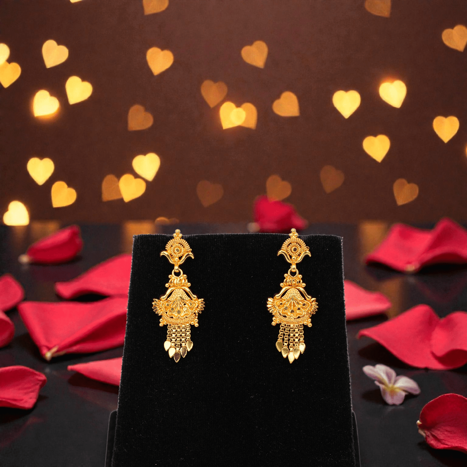 1 Gram Gold Plated Long Drops